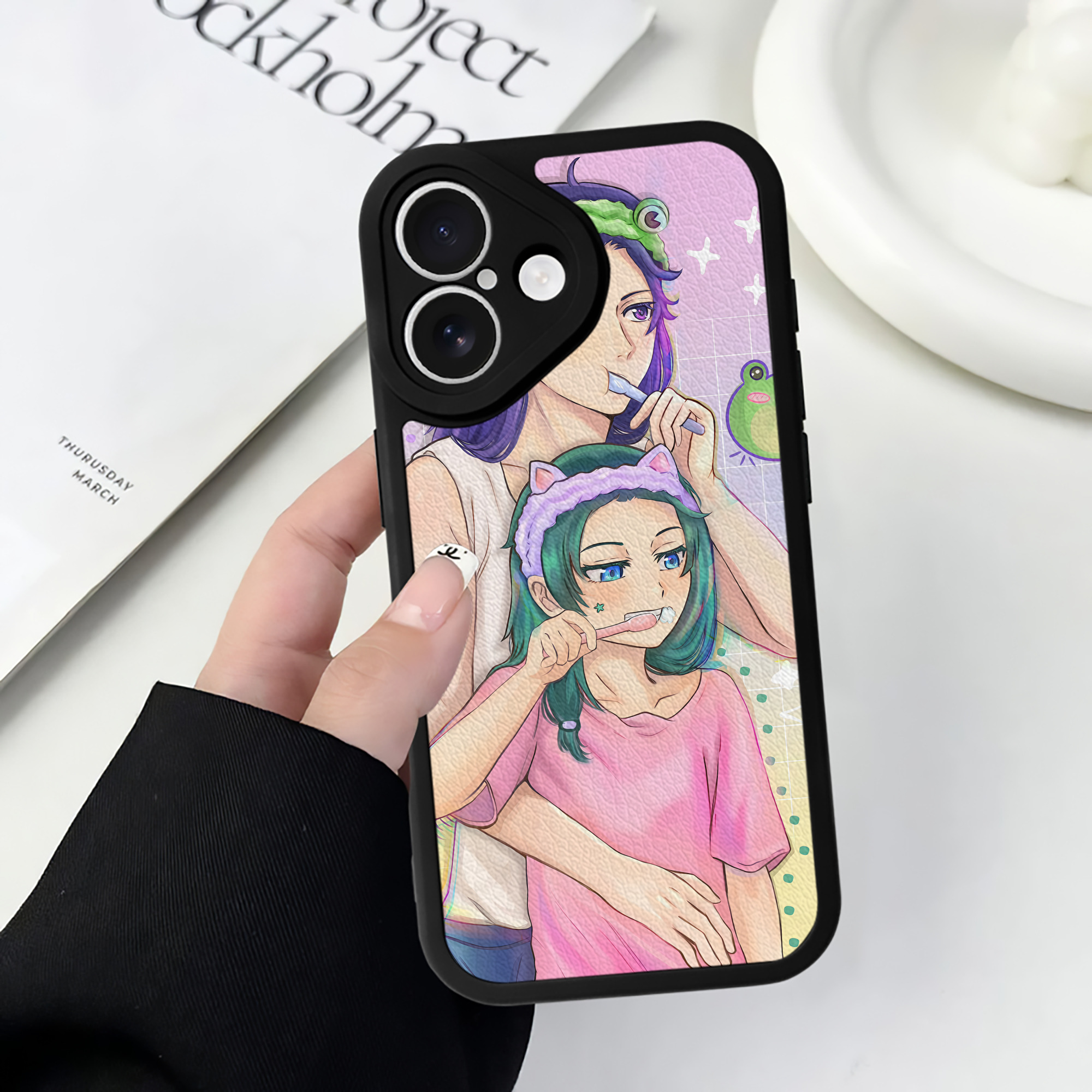 薬屋のひとりごと The Apothecary Diaries 【iPhone 16シリーズ対応】シリコンスマホケース（レザー調） 材質：シリコン